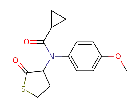 3-[N-(cyclopropylcarbonyl)-N-(4-methoxyphenyl)]-aminotetrahydrothiophen-2-one