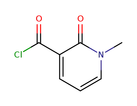 Molecular Structure of 84854-00-2 (3-Pyridinecarbonyl chloride, 1,2-dihydro-1-methyl-2-oxo- (9CI))