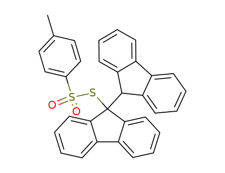 Toluene-4-thiosulfonic acid S-(9'H-[9,9']bifluorenyl-9-yl) ester