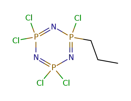 Molecular Structure of 75132-80-8 (1-Propylpentachlorotriphosphazene)