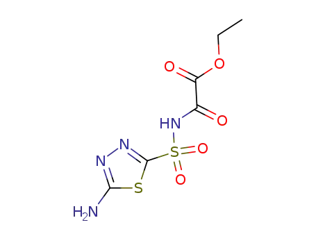 Ethyl (2-amino-1,3,4-thiadiazol-5-ylsulfonyl)oxamate