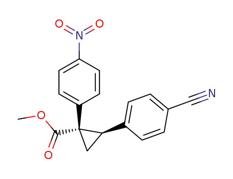 (1S,2R)-2-(4-Cyano-phenyl)-1-(4-nitro-phenyl)-cyclopropanecarboxylic acid methyl ester