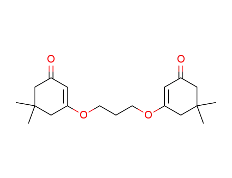 Molecular Structure of 87875-56-7 (2-Cyclohexen-1-one, 3,3'-[1,3-propanediylbis(oxy)]bis[5,5-dimethyl-)