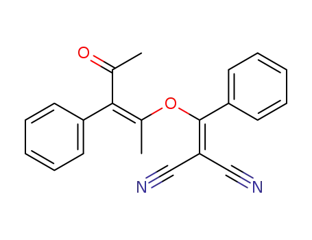 (Z)-<α-(1-Methyl-3-oxo-2-phenyl-1-butenyloxy)benzyliden>propandinitril