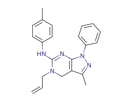 (5-Allyl-3-methyl-1-phenyl-4,5-dihydro-1H-pyrazolo[3,4-d]pyrimidin-6-yl)-p-tolyl-amine