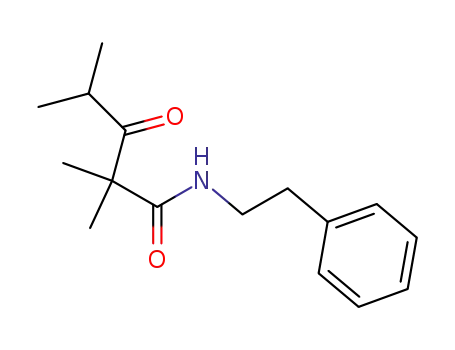 2,2,4-Trimethyl-3-oxo-N-(2-phenylethyl)pentanamide
