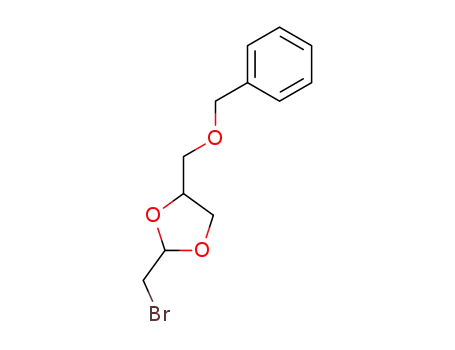trans-2-(ブロモメチル)-4-[(フェニルメトキシ)メチル]-1,3-ジオキソラン