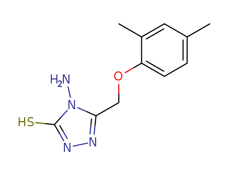 3H-1,2,4-Triazole-3-thione,4-amino-5-[(2,4-dimethylphenoxy)methyl]-2,4-dihydro-