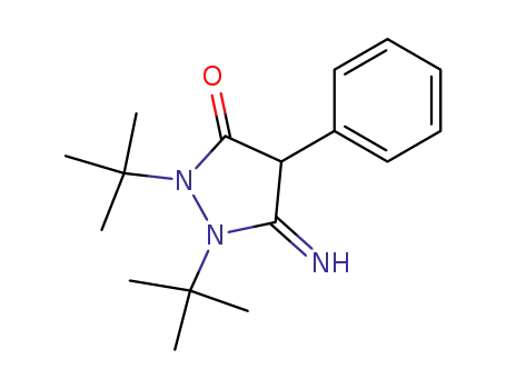 1,2-Di-tert-butyl-5-imino-4-phenyl-pyrazolidin-3-one