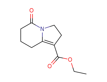 2,3,5,6,7,8-Hexahydro-5-oxo-indolizin-1-carbonsaeure-ethylester