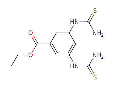Benzoic acid, 3,5-bis[(aminothioxomethyl)amino]-, ethyl ester
