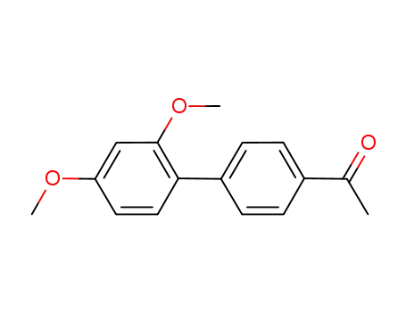 Molecular Structure of 178055-99-7 (1-(2`,4`-Dimethoxy-biphenyl-4-yl)ethanone)
