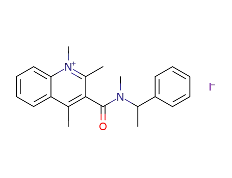 1,2,4-Trimethyl-3-[methyl-(1-phenyl-ethyl)-carbamoyl]-quinolinium; iodide