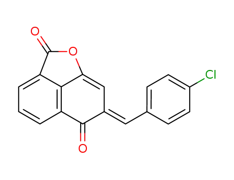 (E)-7-p-chlorobenzylidene-2H,6H-naphtho<1,8-b,c>furan-2,6-dione