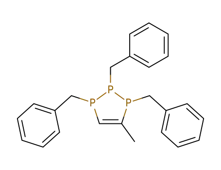 1H-1,2,3-Triphosphole, 2,3-dihydro-4-methyl-1,2,3-tris(phenylmethyl)-