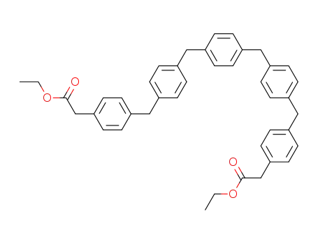 [4-(4-{4-[4-(4-Ethoxycarbonylmethyl-benzyl)-benzyl]-benzyl}-benzyl)-phenyl]-acetic acid ethyl ester