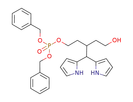 5-[1-(dibenzyloxyphosphoryloxy)-5-hydroxypent-3-yl]dipyrromethane