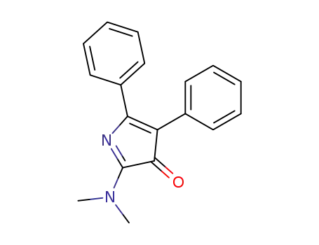 3H-Pyrrol-3-one, 2-(dimethylamino)-4,5-diphenyl-
