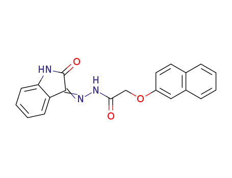 3-(2-Naphthyloxyacetylhydrazono)-indolin-2-one