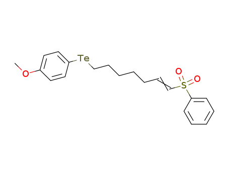 Benzene, 1-methoxy-4-[[7-(phenylsulfonyl)-6-heptenyl]telluro]-