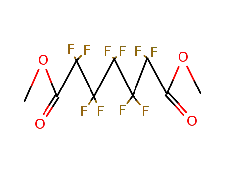 Molecular Structure of 54404-53-4 (Decafluoro-1,7-heptanedioic acid dimethyl ester)