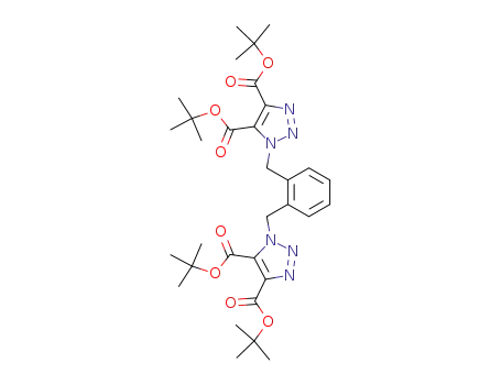 tetra-tert-butyl 1,1'-(o-phenylenedimethylene)bis<1H-1,2,3-triazole-4,5-dicarboxylate>