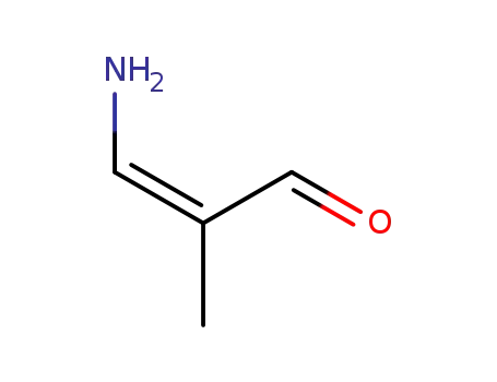 Molecular Structure of 91752-76-0 (2-propenal, 3-amino-2-methyl-, (2Z)-)
