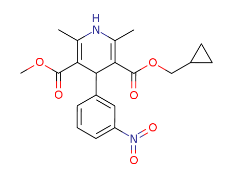 1,4-DIHYDRO-2,6-DIMETHYL-4-(3-NITROPHENYL)-3,5-PYRIDINEDICARBOXYLIC ACID CYCLOPROPYLMETHYL METHYL ESTER