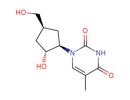 rel-1-[(1R,2R,4S)-2-Hydroxy-4-(hydroxymethyl)cyclopentyl]-5-methyl-2,4(1H,3H)-pyrimidinedione