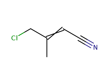 Molecular Structure of 4450-34-4 (4-Chloro-3-methy-2-butenenitrile)