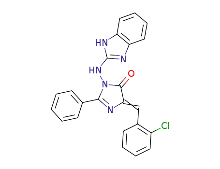3-(1H-Benzoimidazol-2-ylamino)-5-[1-(2-chloro-phenyl)-meth-(Z)-ylidene]-2-phenyl-3,5-dihydro-imidazol-4-one