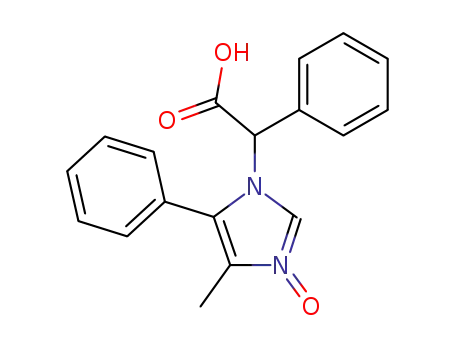 Molecular Structure of 126263-54-5 ((4-Methyl-3-oxy-5-phenyl-imidazol-1-yl)-phenyl-acetic acid)