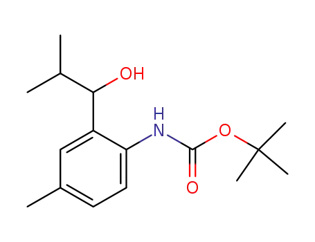 [2-(1-hydroxy-2-methyl-propyl)-4-methyl-phenyl]-carbamic acid tert-butyl ester
