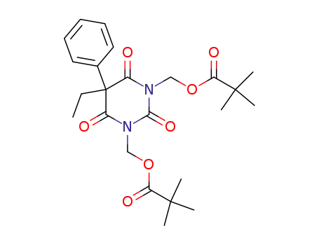 Molecular Structure of 138548-28-4 (N,N'-bispivaloyloxymethylphenobarbital)