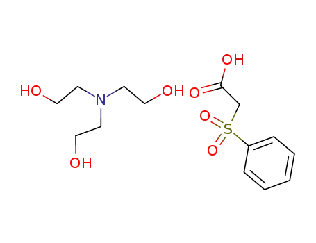 2-(benzenesulfonyl)acetic acid; 2-(bis(2-hydroxyethyl)amino)ethanol