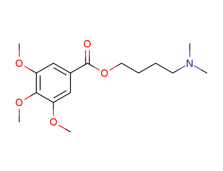 3,4,5-trimethoxy-benzoic acid-(4-dimethylamino-butyl ester)
