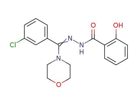 2-(m-Chloro-α-morpholinobenzylidene)salicylohydrazide