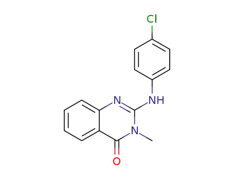 2-(p-chlorophenyl)amino-3-methyl-4(3H)-quinazolinone