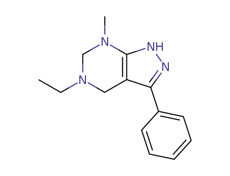 5-Ethyl-7-methyl-3-phenyl-4,5,6,7-tetrahydro-1H-pyrazolo[3,4-d]pyrimidine