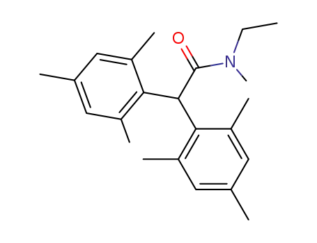 N-ethyl-N-methyldimesitylacetamide