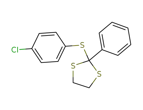 2-(p-chlorophenylthio)-2-phenyl-1,3-dithiolane