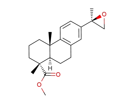 (1R,4aS,10aR)-1,4a-Dimethyl-7-((R)-2-methyl-oxiranyl)-1,2,3,4,4a,9,10,10a-octahydro-phenanthrene-1-carboxylic acid methyl ester