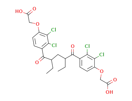 Molecular Structure of 71545-13-6 (3,5-Bis(2,3-dichlor-4-carboxymethylenoxybenzoyl)heptan)