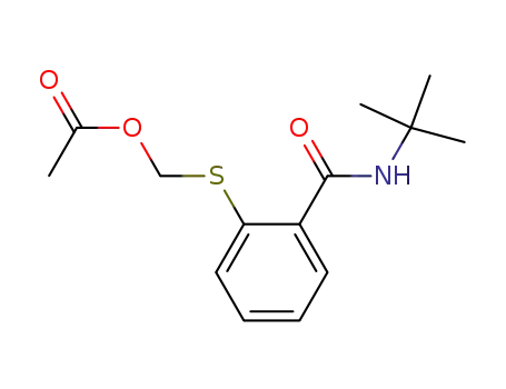 Acetic acid 2-tert-butylcarbamoyl-phenylsulfanylmethyl ester