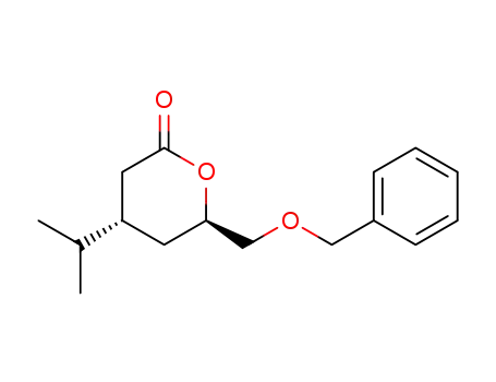 (4S,6R)-6-Benzyloxymethyl-4-isopropyl-tetrahydro-pyran-2-one