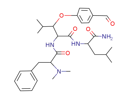 L-Leucinamide,N,N-dimethyl-D-phenylalanyl-(3R)-3-(4-formylphenoxy)-L-leucyl- (9CI)