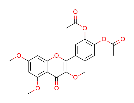 2-(3,4-diacetoxy-phenyl)-3,5,7-trimethoxy-chromen-4-one
