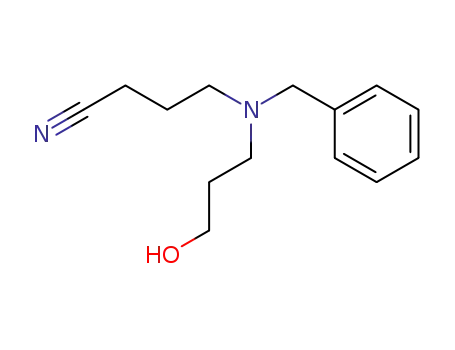 4-[Benzyl-(3-hydroxy-propyl)-amino]-butyronitrile