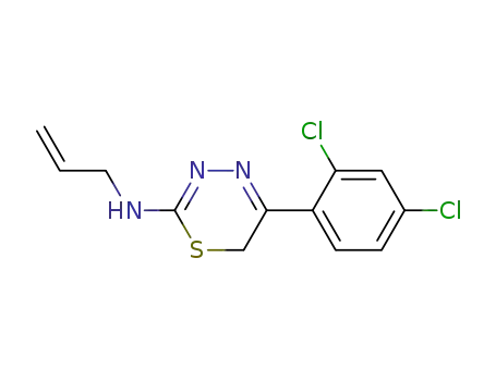 5-(2,4-dichlorophenyl)-N-2-propenyl-6H-1,3,4-thiadiazin-2-amine