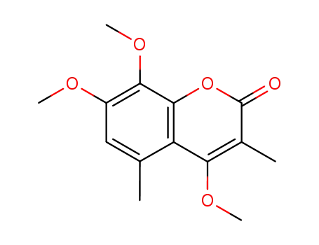 Molecular Structure of 81425-78-7 (COUMARSABIN, 8-METHOXY)